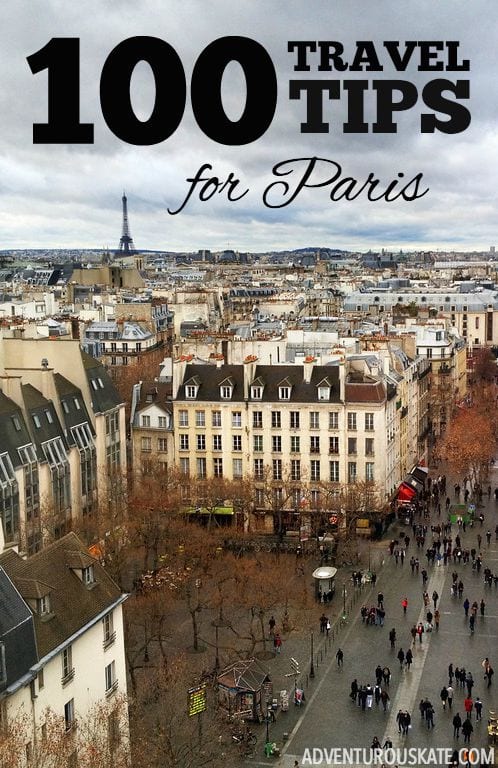 100 Travel Tips for Paris